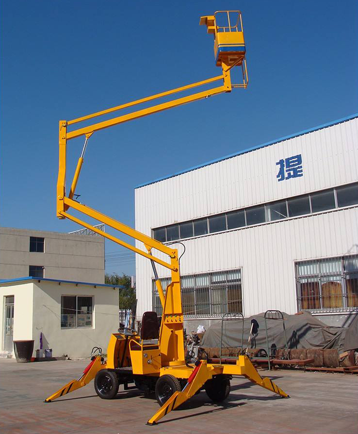 14米拖車(chē)折臂式升降平臺(tái)